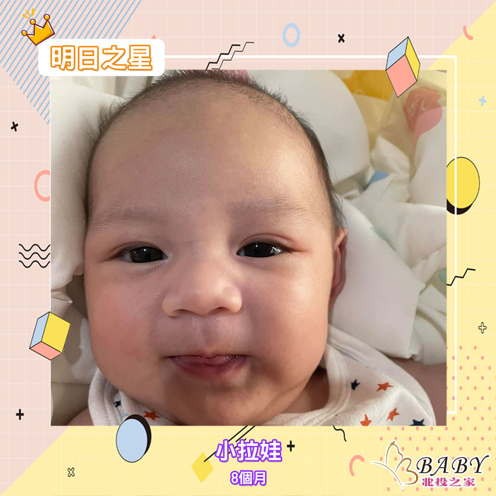 愛笑的小拉娃-8個月的寶寶｜北投之家寶寶模特兒相簿01

我是愛笑的小拉娃
即將邁入8個月的頑皮鬼🤪

(感謝小拉娃媽咪 @Yu Xi Liu的提供)